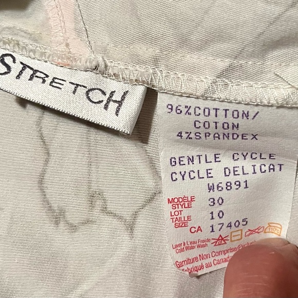 Proportion Petites Conrad C Sz 10 Women’s Stretch Floral Taylored Blouse - Picture 4 of 4